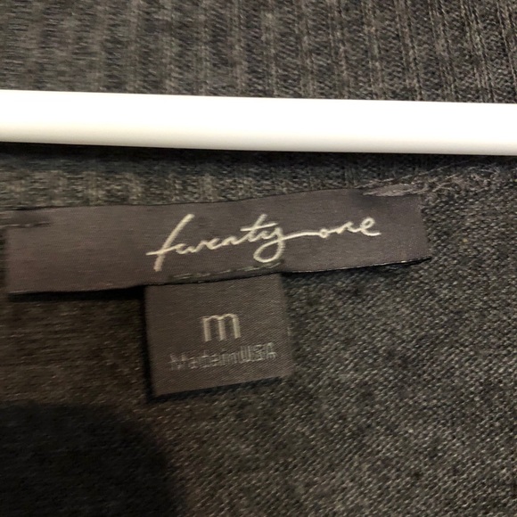 Twenty One Dark Gray Shrug - Medium - Picture 5 of 6